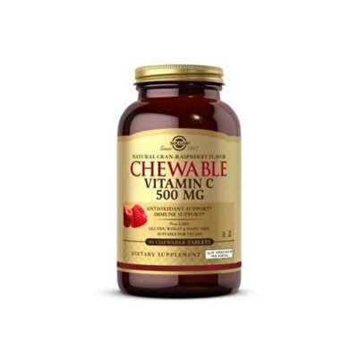 Solgar Chewable 500 mg Vitamin C 90 Tablet - 1
