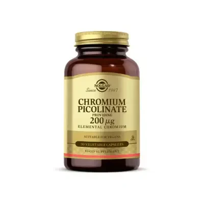 Solgar Chromium Picolinate 200mcg 90 Kapsül - 1