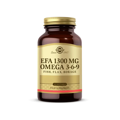 Solgar EFA 1300 mg Omega 3-6-9 Fish 60 Kapsül - 1