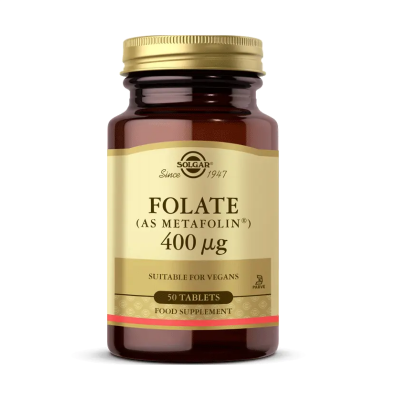 Solgar Folate (Metafolin) 400 Mcg 50 Tablet - 1