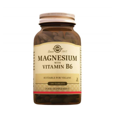 Solgar Magnesium with Vitamin B6 100 Tablet - 1