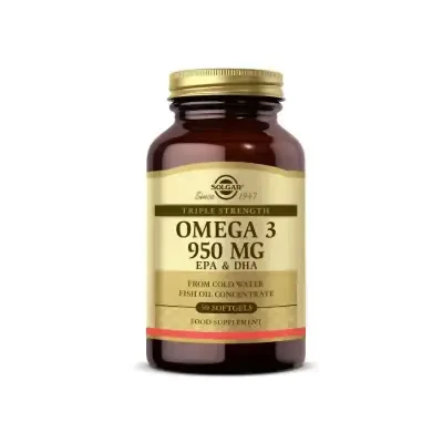 Solgar Omega 3 950mg 50 Yumuşak Kapsül - 1