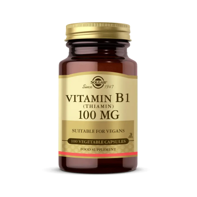 Solgar Vitamin B1 (Thiamin) 100 Mg 100 Kapsül - 1