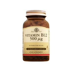 Solgar Vitamin B12 500 mcg 50 Kapsül - Solgar