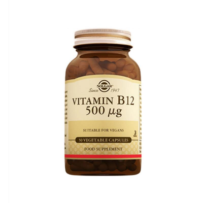 Solgar Vitamin B12 500 mcg 50 Kapsül - 1