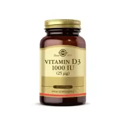 Solgar Vitamin D3 1000 IU 100 Kapsül - Solgar