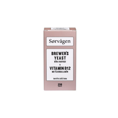 Sorvagen Brewer's Yeast ve Vitamin B12 250 Tablet - 1