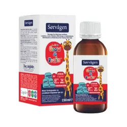 Sorvagen Grow & Brain Çocuklar İçin Takviye Edici Gıda 150 ml - 2