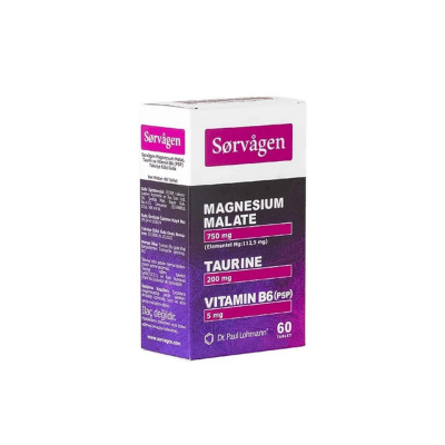 Sorvagen Magnezyum Malat, Taurin ve Vitamin B6 60 Tablet - 1