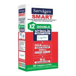Sorvagen Smart Double Sitikolin 30 Yumuşak Kapsül - Sorvagen