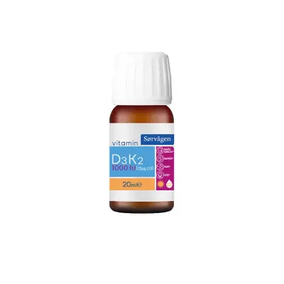 Sorvagen Vitamin D3K2 1000 IU Damla 20 ml - 2
