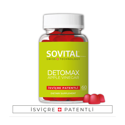 Sovital Detomax Apple Vinegar 60 Vegan Gummies - 1