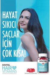 Sovital Hair Vegan Gummy Saç Vitamini 60 Adet - 2