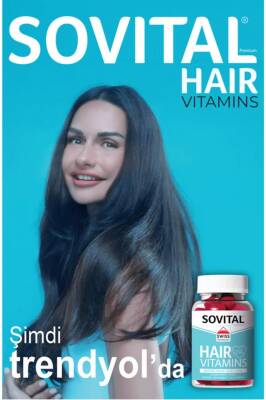 Sovital Hair Vegan Gummy Saç Vitamini 60 Adet - 4