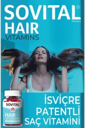 Sovital Hair Vegan Gummy Saç Vitamini 60 Adet - 6