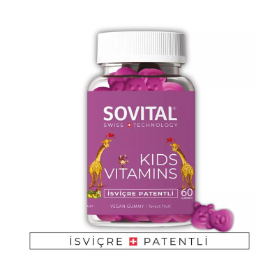 Sovital Kids Çocuk Vitamini 60 Vegan Gummies - 1
