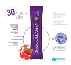 Suda Collagen Takviye Edici Gıda Karpuz Aromalı 30 x 10 gr - Toz Saşe - 2