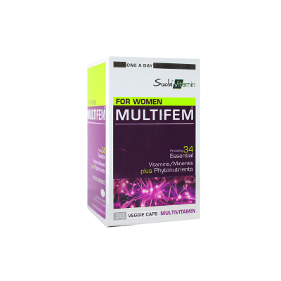 Suda Vitamin Multifem 30 Bitkisel Kapsül - 1