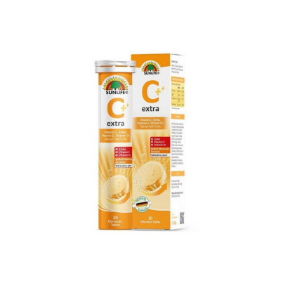 Sunlife Extra C Vitamin C 20 Efervesan Tablet - 1