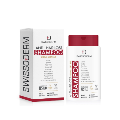 Swissoderm Saç Dökülmesine Karşı Şampuan 300 ml - Normal ve Kuru Saçlar İçin - 1