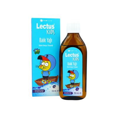 Lectus Kids Kral Şakir Karışık Meyve Aromalı Balık Yağı 150 ml - 1