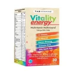 Tabvitamins Vitality Energy Multivitamin Multimineral 30 Tablet - TAB İlaç