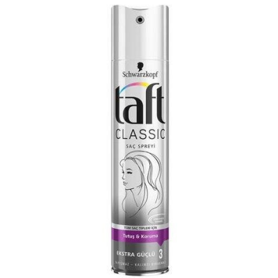 Taft Classic Ekstra Güçlü Saç Spreyi 250 ml - 1