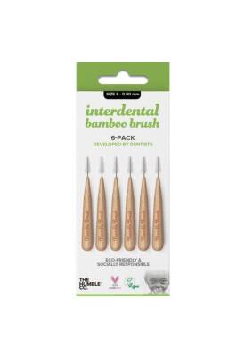 The Humble Co Interdental Bamboo Brush 6-Pack 0 - 0.80 mm - 1