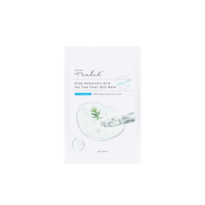 The Lab Oligo Hyaluronic Acid Tea Tree Clear Skin Mask 23 g - Adet - 1