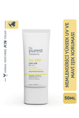 The Purest Solutions +50 SPF Invisible UV Protection Daily Ultimate Moisturizer 50 ml - 1