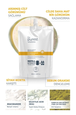 The Purest Solutions Exfoliating Salicylic Acid Cleanser 400 ml - Refill - 3