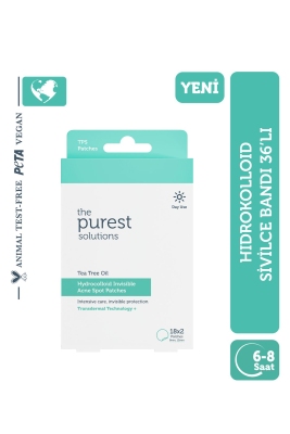 The Purest Solutions Hidrokolloid Akne Karşıtı & Yatıştırıcı Bant 36'lı - 1