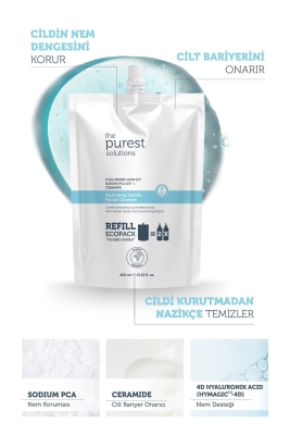 The Purest Solutions Hydrating Gentle Facial Cleanser 400 ml - Refill - 3