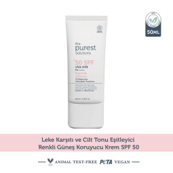 The Purest Solutions Lekeli Ciltler İçin Antioksidan Destekli Güneş Kremi SPF 50+ 50 ml - 8