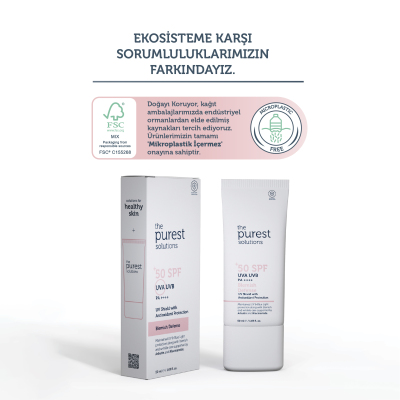 The Purest Solutions Lekeli Ciltler İçin Antioksidan Destekli Güneş Kremi SPF 50+ 50 ml - 12