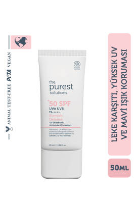 The Purest Solutions Lekeli Ciltler İçin Antioksidan Destekli Güneş Kremi SPF 50+ 50 ml - 1