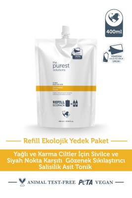 The Purest Solutions Oil Control Toner 400 ml - Refill - 2