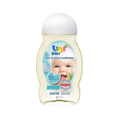 Uni Baby Saç Ve Vücut Şampuanı 200 ml - 1