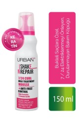 Urban Care Shake N Repair 7/24 Curl Milk Treatment Onarıcı Saç Bakım Köpüğü 150 ml - 1