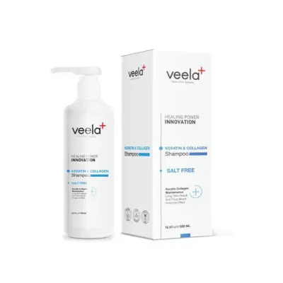 Veela Kolajen ve Keratin Saç Bakım Şampuanı 500 ml - 1