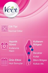 Veet Normal Ciltler için Tüy Dökücü Krem Sprey 150ml - 4