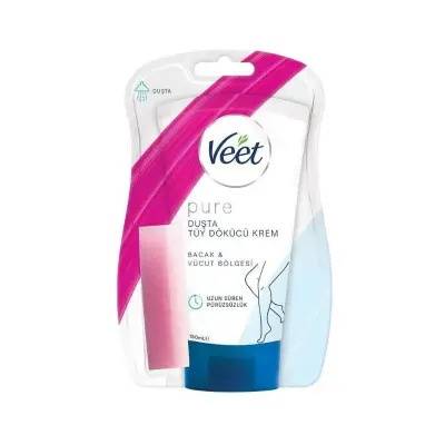 Veet Pure Duşta Tüy Dökücü Krem Hassas 150 ml - 1