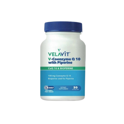 Velavit V-Coenzyme Q 10 with Piperine 30 Tablet - 1
