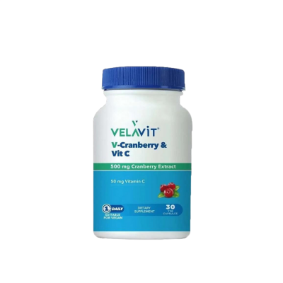 Velavit V-Cranberry & Vit C 30 Kapsül - 1