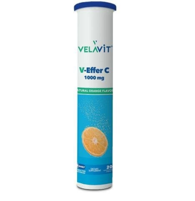 Velavit V-Effer C 1000 mg Takviye Edici Gıda 20 Tablet - 1