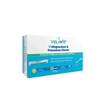 Velavit V-Magnesium & Potassium Citrate 20 Stick - 1