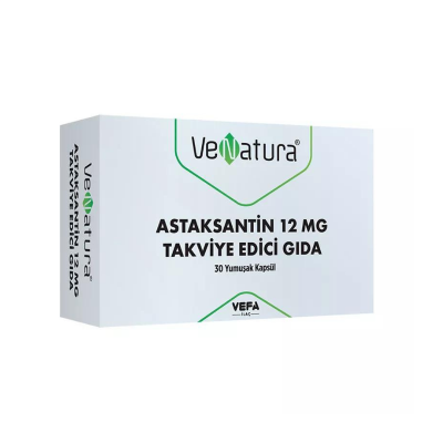 Venatura Astaksantin 12 Mg Takviye Edici Gıda 30 Yumuşak Kapsül - 1