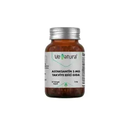 Venatura Astaksantin 3 mg 30 Yumuşak Kapsül - VeNatura