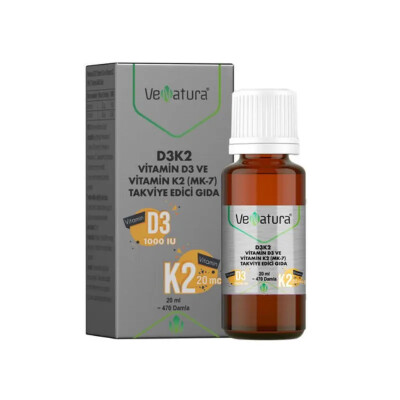Venatura D3 K2 Damla 20 ml - VeNatura
