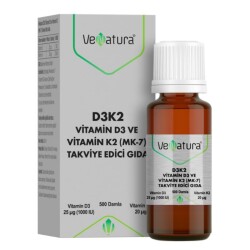 Venatura D3 K2 Damla 20 ml - VeNatura